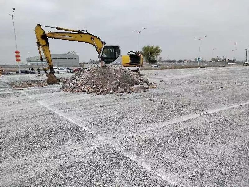 满城区健康驿站已进入建设阶段。李新娜 摄