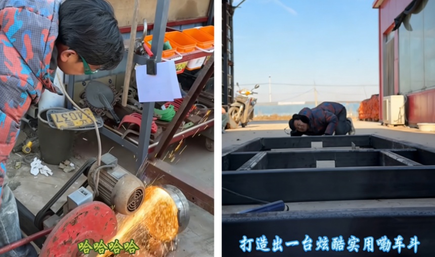 武志强的“云计划”造车在其视频账号发布。来源:“我家有头忧郁的驴”视频号截图